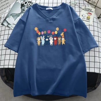 Μεγάλο μέγεθος 6XL 150 KG Tshirt Femme Cartoon Print Graphic Tees Γυναικεία Αστεία μπλουζάκι Γυναικείο Χαριτωμένο ροζ μπλουζάκι Large Tees Γυναικεία