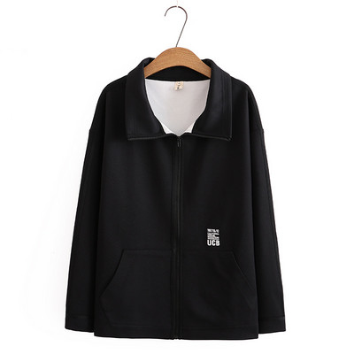 4XL Liela izmēra jaka sievietēm ar rāvējslēdzēju