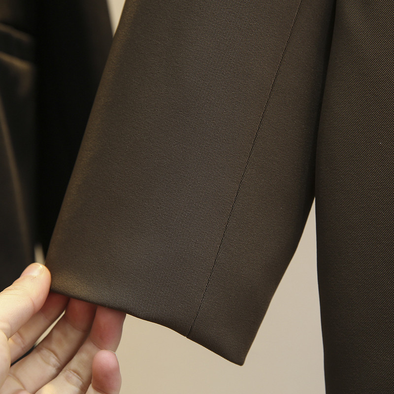 4XL liela izmēra sieviešu žakete, 2023. gada pavasara vienas pogas uzvalka jaka, vienkārša, tīras krāsas temperamenta, piepilsētas virsdrēbes, izliektas drēbes