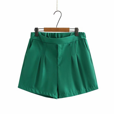 Liela izmēra bikses sievietēm Elastīgs viduklis Modes šorti Brīvas bikses Kabatas abās pusēs Liela izmēra plāni vasaras šorti