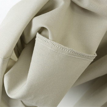 Γυναικεία παντελόνια 2023 Καλοκαιρινό έθνικ στάμπα Πλυμένο βαμβακερό λινό παντελόνι μέχρι τον αστράγαλο Ρούχα με φαρδιά καμπύλη G5-2310