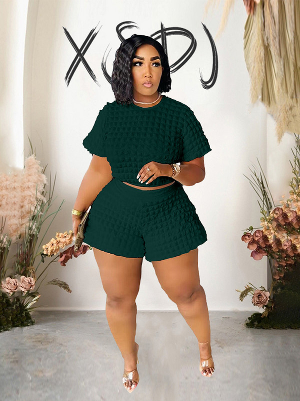 Vasaras uzvalka elegants un elegants sieviešu komplekts, jauns seksīgā apģērbā, ikdienas šortu komplekti sievietēm, 2 dab. lielizmēra vairumtirdzniecība, piegāde