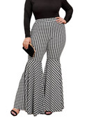 Liela izmēra rudens ziemas ikdienišķas brīvas bikses sievietes vintage elastīgas, elastīgas, garas bikses, bikses, sieviešu liela izmēra apģērbs 7XL 8XL