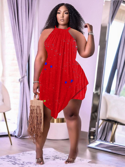 XL-5Xl lielizmēra apdrukas divdaļīgs komplekts sievietēm bez piedurknēm, apaļš kakla augšdaļa un brīvi šorti, sieviešu ikdienas oversize apģērbs