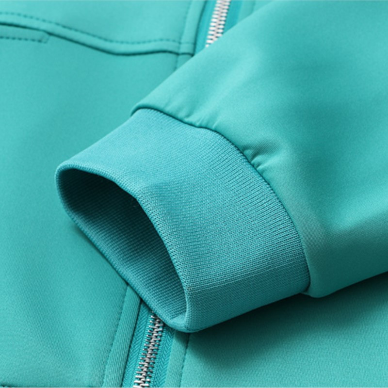 Sieviešu apģērbu jaka lielizmēra rudens jauns vienkrāsains adīšanas virsdrēbes rāvējslēdzēja kapuces mētelis