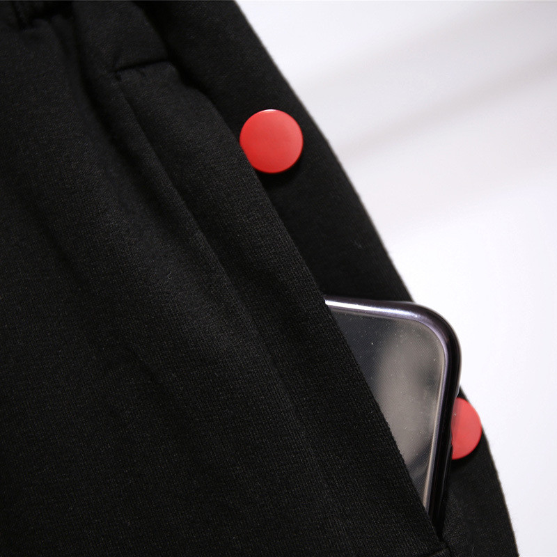 Jauni 2022. gada dāmu vasaras lielizmēra šorti sievietēm Lieli melni pelēki kokvilnas platas kājas jostas pogas kabatas šorti 3XL 4XL 5XL 6XL 7XL