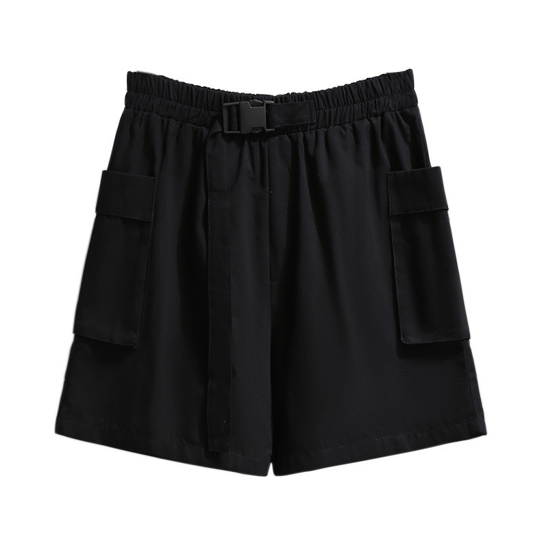 Jauni 2021. gada dāmu vasaras lielizmēra sporta šorti sievietēm, lieli brīvi ikdienas šorti ar platām kājām, melni kabatas šorti 3XL 4XL 5XL 6XL 7XL