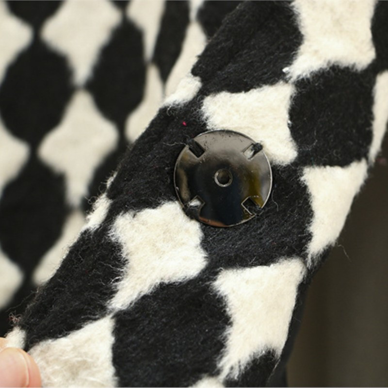 2022. gada ziemas kašmira vilnas mētelis, liela izmēra 4 xl sieviešu apģērbs, ar V-veida kakla pārklājumu ar pogu Argyle garais ārējais apģērbs