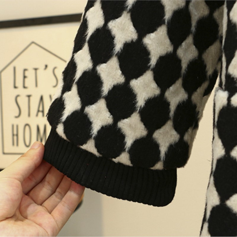 2022. gada ziemas kašmira vilnas mētelis, liela izmēra 4 xl sieviešu apģērbs, ar V-veida kakla pārklājumu ar pogu Argyle garais ārējais apģērbs