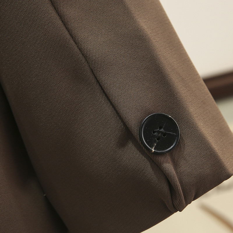 4XL lielizmēra žakete sieviešu jaka, 2023. gada pavasara mētelis ar vienu pogu, garām piedurknēm piepilsētas virsdrēbes, liela izmēra, izliektas drēbes