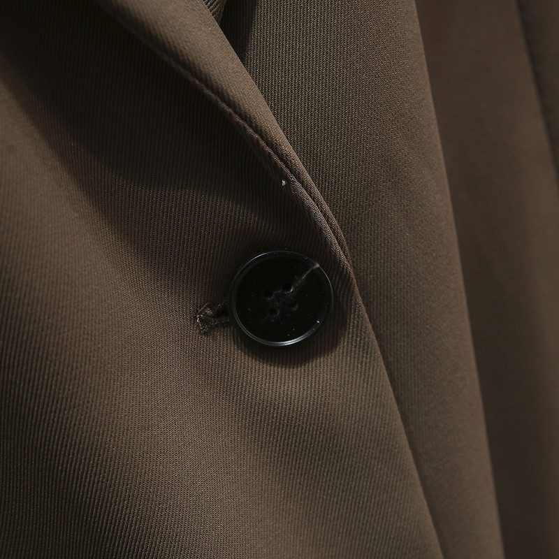 4XL lielizmēra žakete sieviešu jaka, 2023. gada pavasara mētelis ar vienu pogu, garām piedurknēm piepilsētas virsdrēbes, liela izmēra, izliektas drēbes