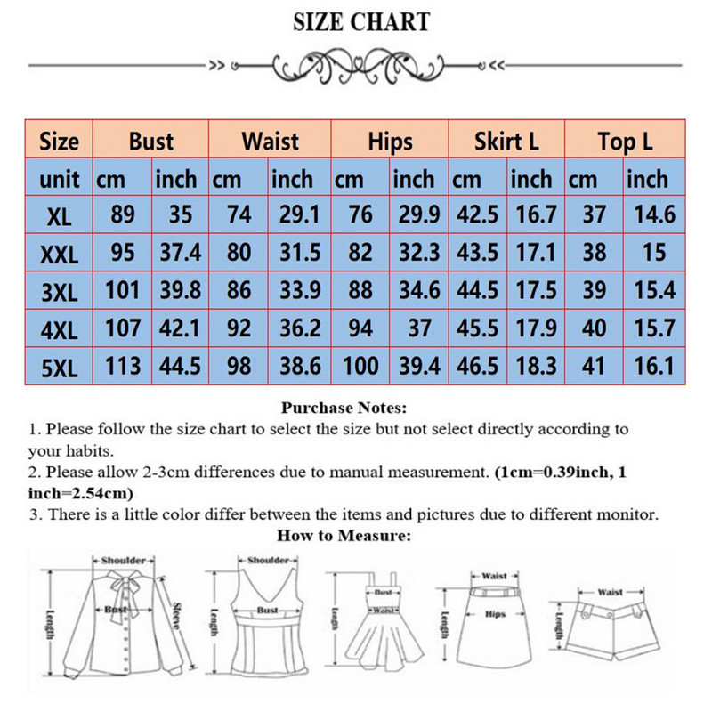 Sling Lielizmēra Sieviešu apģērbi Seksīgi svārki Divu gabalu komplekti Virs ceļgala Apdruka Ruffs Mode Ikdienas vairumtirdzniecība Dropshipping