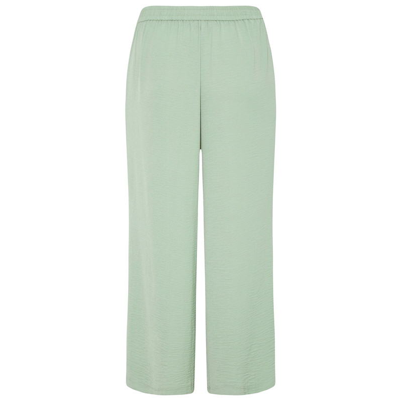 Liela izmēra elastīga aukliņa viduklis Vasaras brīvs Elegantas platas bikses kabatas pusē Vieglas gadījuma taisnas bikses 4XL 5XL