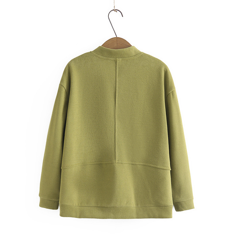 4XL Liela izmēra jaka ar rāvējslēdzēju sievietēm 2023. gada pavasara marķējums beisbola formas tērps ar garām piedurknēm, virsdrēbes lielizmēra izliektas drēbes