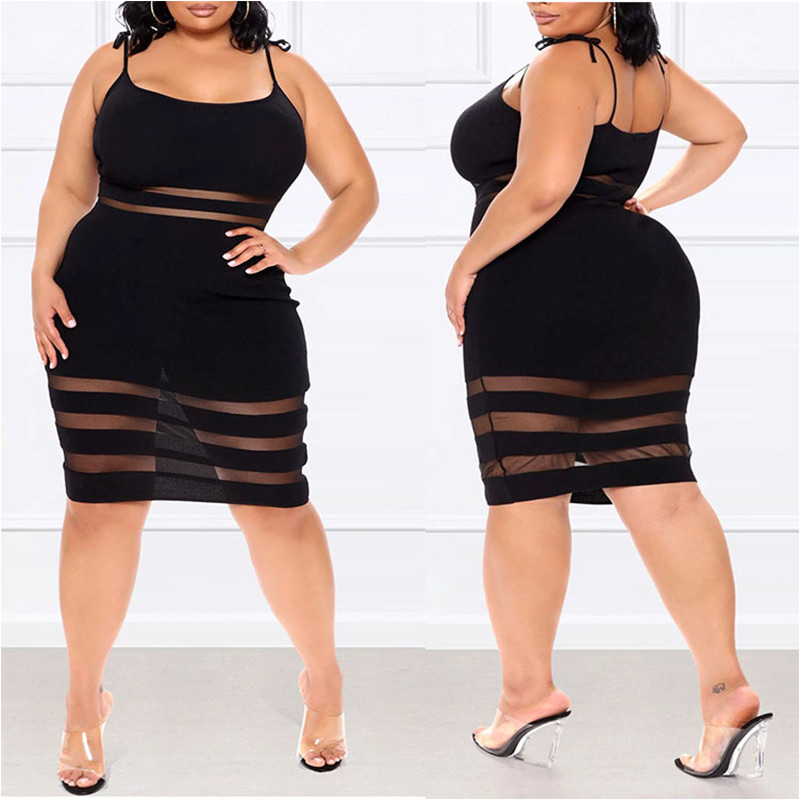 Vasaras rudens Solīdi Eleganti, Modes Suspensijas Svārki Estētiski marles šuves Melna Lielizmēra Sieviešu kleita Seksīga šiks halāts Sieviešu