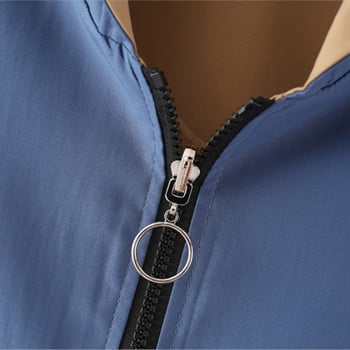 Σακάκι 4xl Plus Size Γυναικεία Ρούχα Ολόσωμο Αντιανεμικό Μακριά Παλτό με κουκούλα Casual Κέντημα, αναστρέψιμα ρούχα Φθινόπωρο 2022