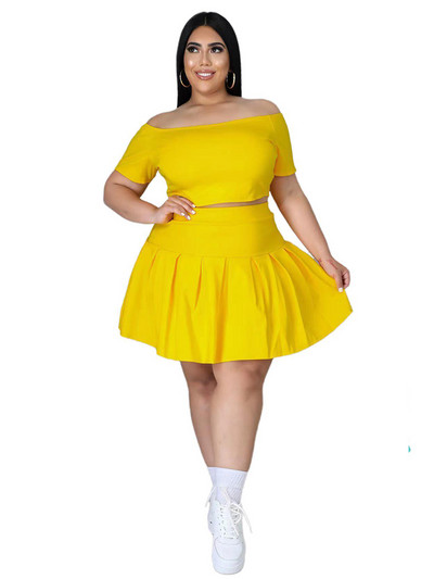 5xl Liela izmēra sieviešu apģērbu vairumtirdzniecība vasaras tērpi, apgriezti topi un kroku svārki, treniņtērpi, saldie tērpi, kostīmi, Dropshipping