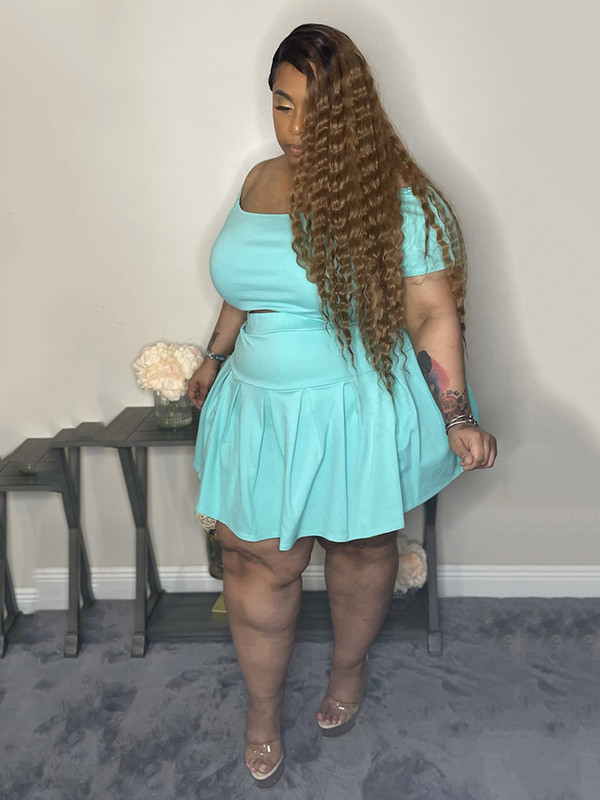 5xl Liela izmēra sieviešu apģērbu vairumtirdzniecība vasaras tērpi, apgriezti topi un kroku svārki, treniņtērpi, saldie tērpi, kostīmi, Dropshipping