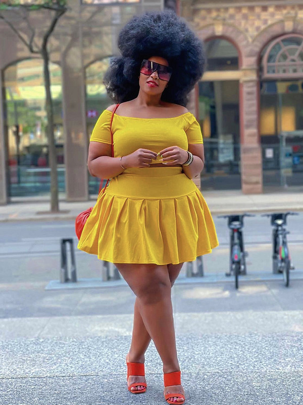 5xl Liela izmēra sieviešu apģērbu vairumtirdzniecība vasaras tērpi, apgriezti topi un kroku svārki, treniņtērpi, saldie tērpi, kostīmi, Dropshipping