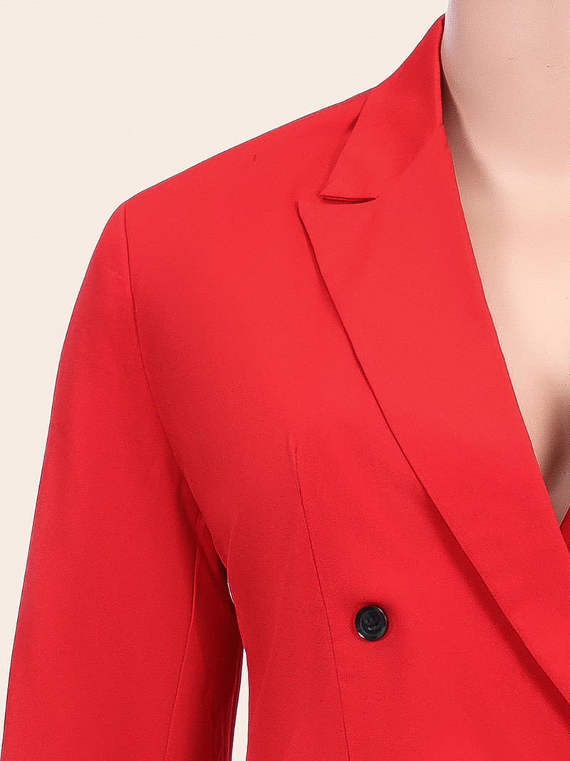 Finjani atloks kakla divrindu žakete 2022. gada pavasarī un rudenī, jauns lielizmēra, vienkrāsains, garām piedurknēm, elegants sieviešu apģērbs