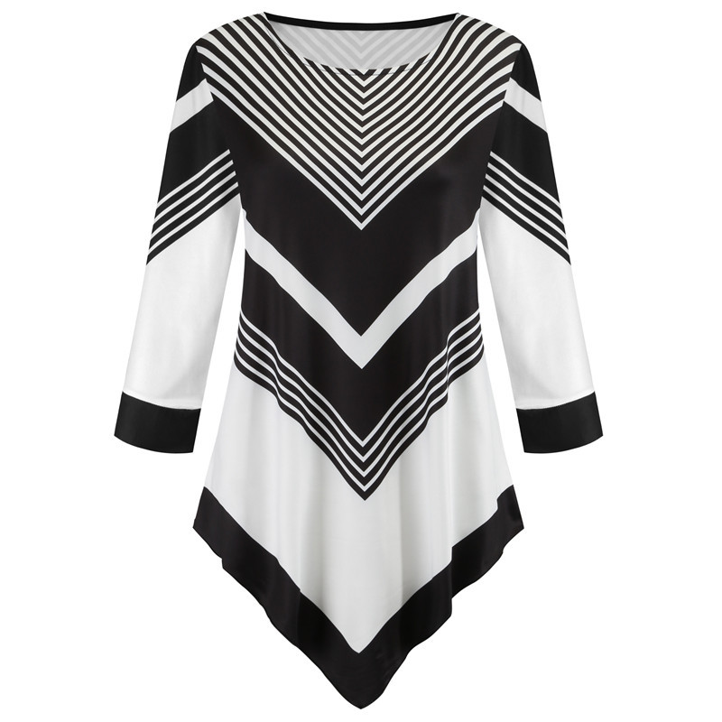 Didelis dydis 5XL Moteriški marškinėliai Sprint Rudens gėlėmis Laisvi marškiniai Viršutinė gatvių apranga Kasdieniai netaisyklingi moteriški didelio dydžio marškinėliai