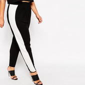 Liela izmēra elastīgas jostasvietas ikdienišķas taisnas kājas bikses sievietēm melnbaltas kroku frotē zīmulis sporta bikses sievietēm liela izmēra 6XL