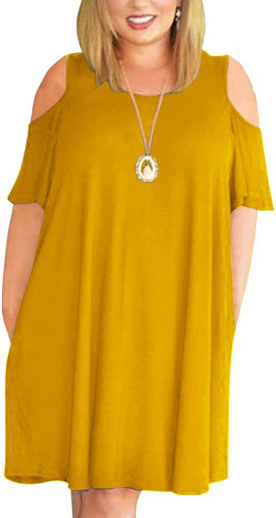 Vasaras ziedu apdruka lielizmēra brīva sieviešu kleita ar īsām piedurknēm ikdienišķa no pleciem lielizmēra Vestidos De Fiesta šiks sieviešu halāts