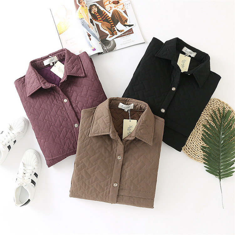 Liela izmēra sieviešu stepēti mēteļi 2020. gada rudenī un ziemā, jauni brīvi vidēja garuma ikdienas jaka, kas uztur siltumu