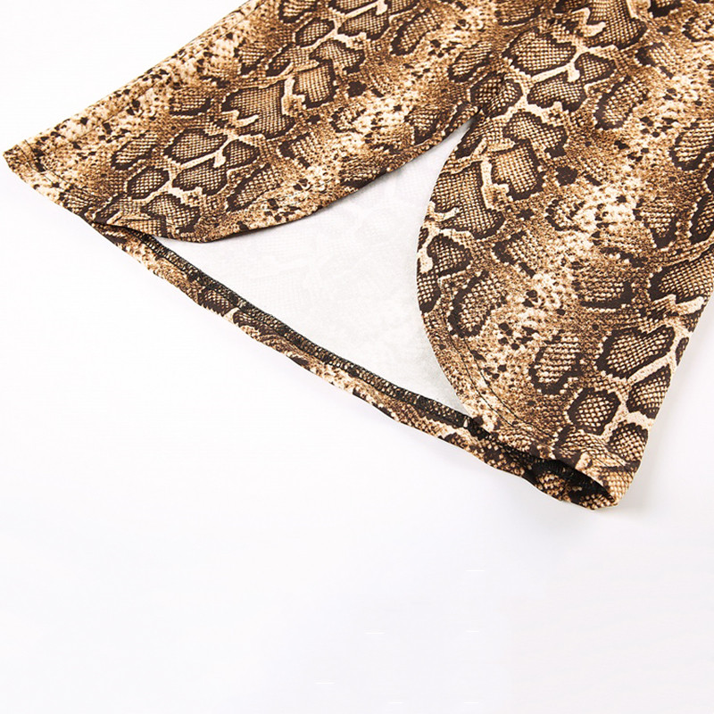 Liela izmēra leoparda apdrukas vasaras elegantas platas bikses sievietēm ar elastīgu vidukli uzliesmojošu bikses līdz potītēm liela izmēra ikdienas bikses