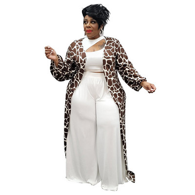 Liela izmēra sieviešu garais mētelis 2022. gada rudens apdrukas jaka Sieviešu modes dizaineru jakas Sieviešu rudens ikdienas mētelis, apģērbu vairumtirdzniecība