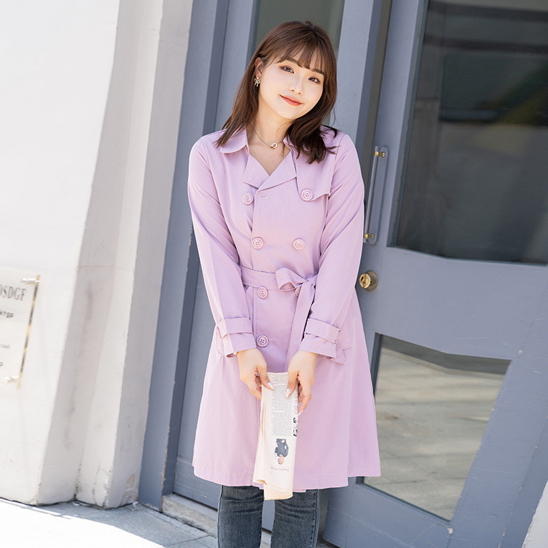 Nova 2023. Jesen Zima Dugačka vjetrovka velikih veličina za žene, široki kaput dugih rukava s džepovima i gumbima za remen 4XL 5XL 6XL 7XL