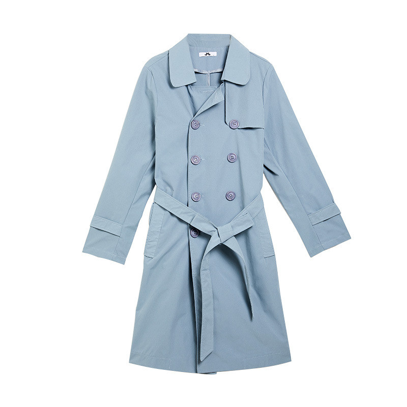 Nova 2023. Jesen Zima Dugačka vjetrovka velikih veličina za žene, široki kaput dugih rukava s džepovima i gumbima za remen 4XL 5XL 6XL 7XL