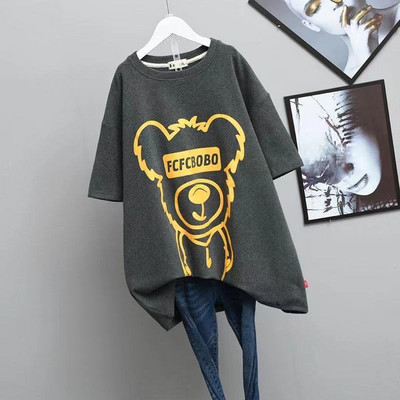 Îmbrăcăminte de dimensiuni mari pentru femei Tricou elastic confortabil pentru femeie de vară mare mare Adaugă mărime confort Topuri casual supradimensionate pentru femei