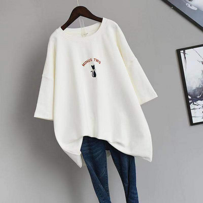 Îmbrăcăminte de dimensiuni mari pentru femei Tricou elastic confortabil pentru femeie de vară mare mare Adaugă mărime confort Topuri casual supradimensionate pentru femei