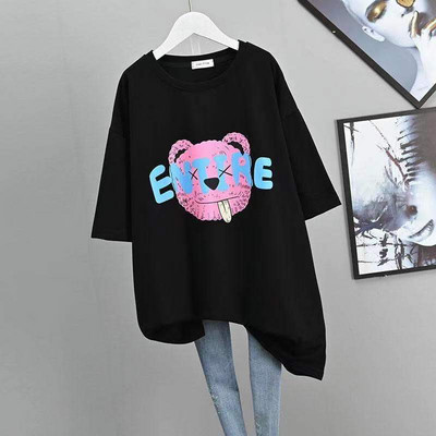 Îmbrăcăminte de dimensiuni mari pentru femei Tricou elastic confortabil pentru femeie de vară mare mare Adaugă mărime confort Topuri casual supradimensionate pentru femei