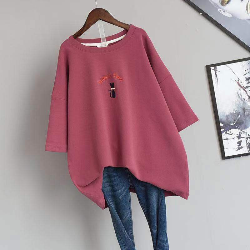 Îmbrăcăminte de dimensiuni mari pentru femei Tricou elastic confortabil pentru femeie de vară mare mare Adaugă mărime confort Topuri casual supradimensionate pentru femei