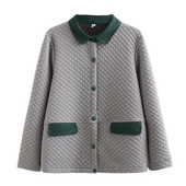 Paltoane matlasate de toamnă pentru femei Jachetă de dimensiuni mari, ușoară, subțire, cu un singur piept Jachetă de femei de mărime mare 2020 Nou