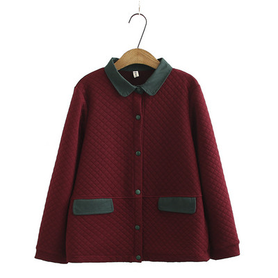 Paltoane matlasate de toamnă pentru femei Jachetă de dimensiuni mari, ușoară, subțire, cu un singur piept Jachetă de femei de mărime mare 2020 Nou