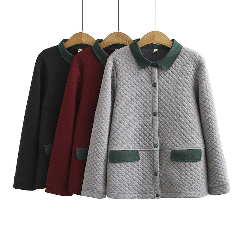 Paltoane matlasate de toamnă pentru femei Jachetă de dimensiuni mari, ușoară, subțire, cu un singur piept Jachetă de femei de mărime mare 2020 Nou