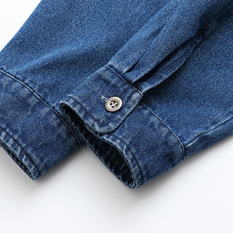 Új 2022 női tavaszi őszi nagy méretű kabát Női farmernadrág viselése nagy hosszú ujjú pamut zseb farmerkabát 3XL 4XL 5XL 6XL