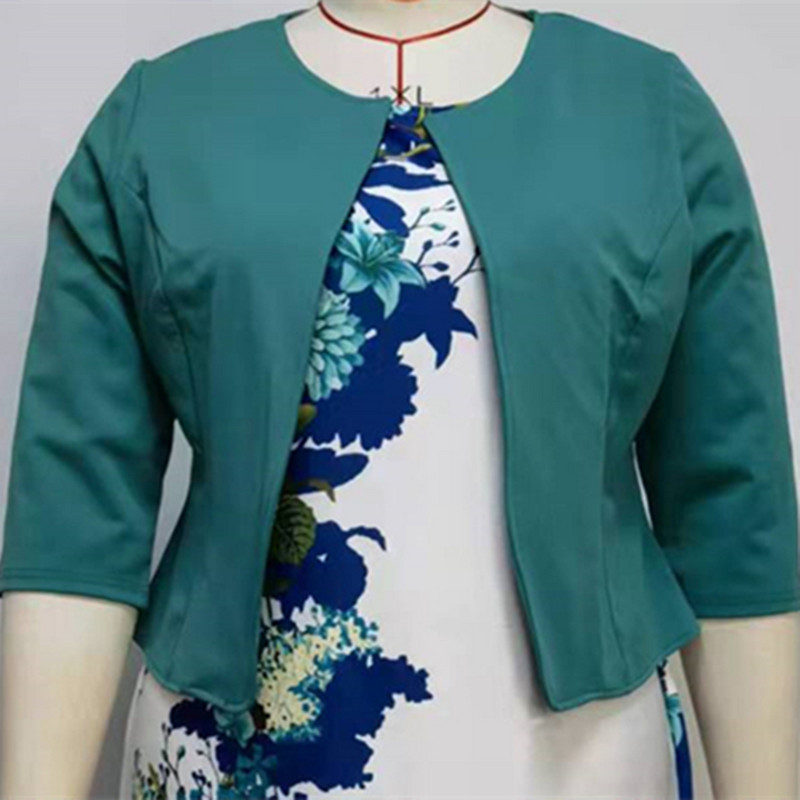 2021. gada jauns, karsts izpārdošanas afrikāņu stila lielizmēra vienkrāsains mētelis bez korsāžas un apdrukas tērpa divdaļīgs komplekts sievietēm