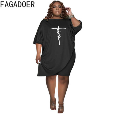 HLJ&GG Liela izmēra sieviešu divdaļīgs L-5XL ikdienišķa apdruka ar apaļu kakla augšdaļu un motociklistu šorti, treniņtērpi, modes ielas apģērbi, 2 gab.