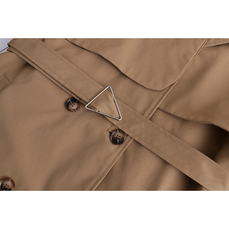 Liela izmēra XL-4XL sieviešu V-veida kakla izgriezums rudens ziemas vējjakas vienkrāsains sieviešu biroja apģērbs Haki zaļas jakas