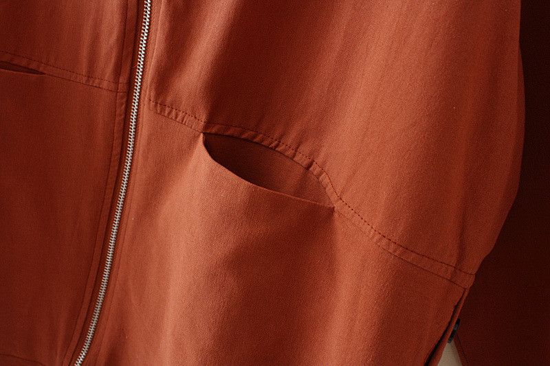 Nagy méretű XL-4XL női kapucnis pamut dzsekik őszi téli A-vonalú egyszerű elegáns felsőruházat