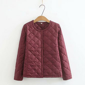 Liela izmēra sieviešu gaiši ziemas mēteļi, silti, slaidi jakas sieviešu lielizmēra virsdrēbes