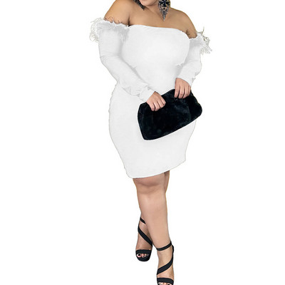 Pavasaris vasara vienkrāsains seksīgs viena vārda apkakle, pūkaina mežģīņu tendence liela izmēra apģērbi sievietēm ar garām piedurknēm soma gurniem līdz ceļgaliem