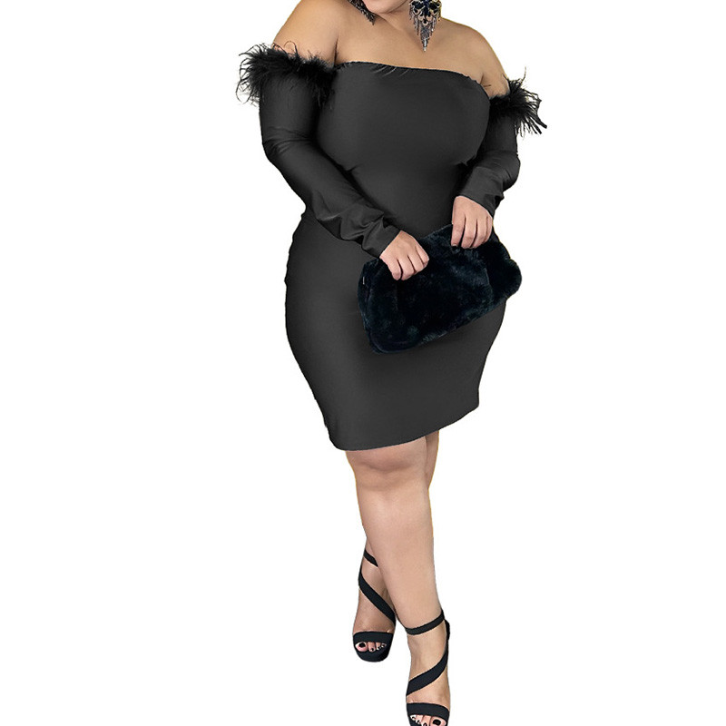 Pavasaris vasara vienkrāsains seksīgs viena vārda apkakle, pūkaina mežģīņu tendence liela izmēra apģērbi sievietēm ar garām piedurknēm soma gurniem līdz ceļgaliem