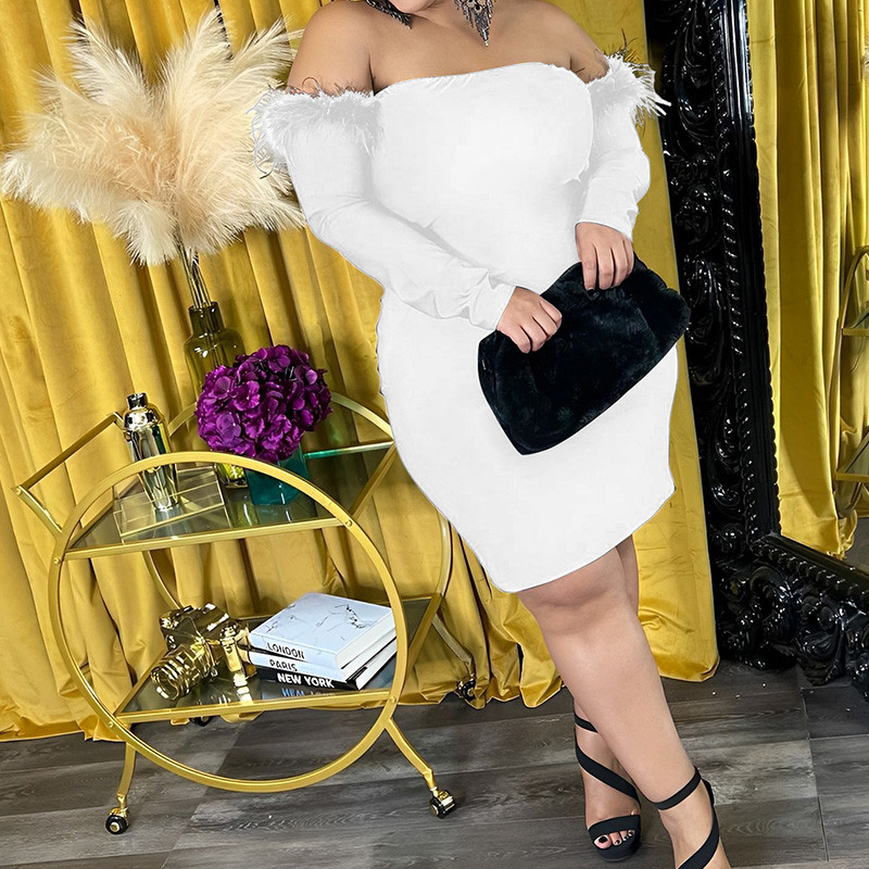 Pavasaris vasara vienkrāsains seksīgs viena vārda apkakle, pūkaina mežģīņu tendence liela izmēra apģērbi sievietēm ar garām piedurknēm soma gurniem līdz ceļgaliem