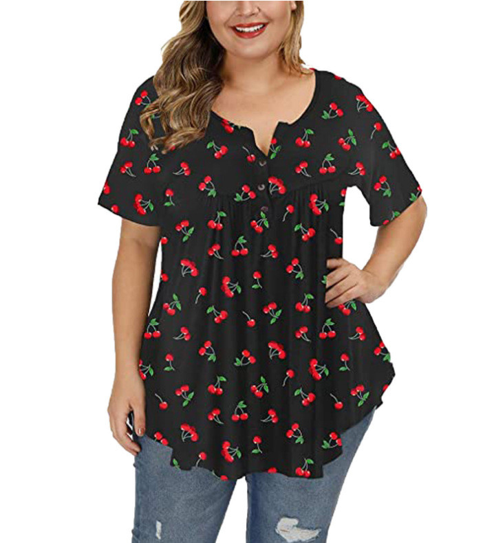 Suures suuruses naiste T-särk Avara lühikeste varrukatega õhuke Armastusega trükitud t-särgid naiste Fat MM pluss suuruses naiste riided suured topid