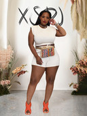 Sieviešu šortu un kreklu komplekti Jauns divdaļīgs uzvalka komplekts Elegants ikdienas liela izmēra vasaras tērpi Vairumtirdzniecība Dropshipping